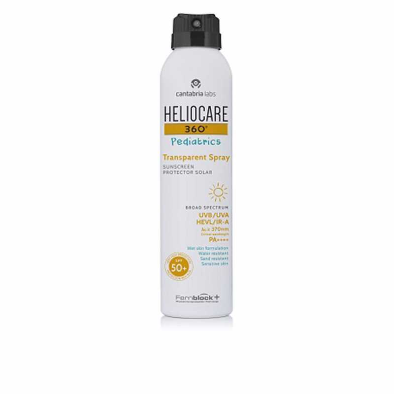 HELIOCARE 360º PEDIATRICS protector solar spray transparente SPF50+ 200 ml by HELIOCARE for Unisex HELIOCARE 360º PEDIATRICS protector solar spray transparente SPF50+ 200 ml by HELIOCARE for Unisex